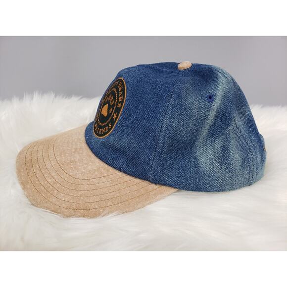 VINTAGE Boyds Bear Baseball‎ Hat Bearwear Denim Cap Adjustable 90s Dad Mom 80s - Picture 4 of 8